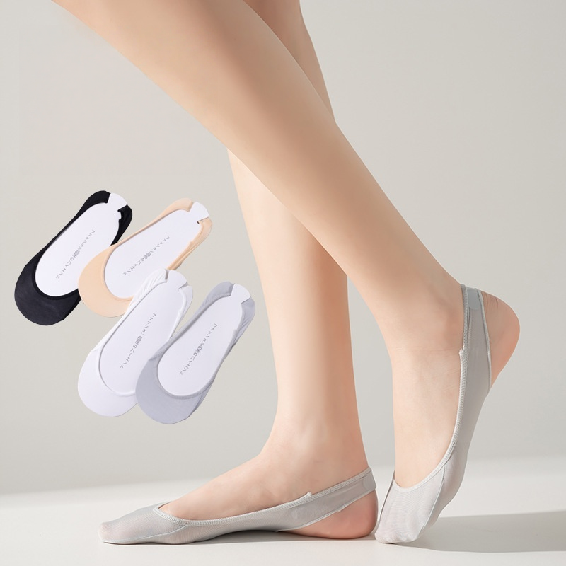 Insole Memory Foam - 1/3/5 쌍 여성용 아이스 실크 노쇼