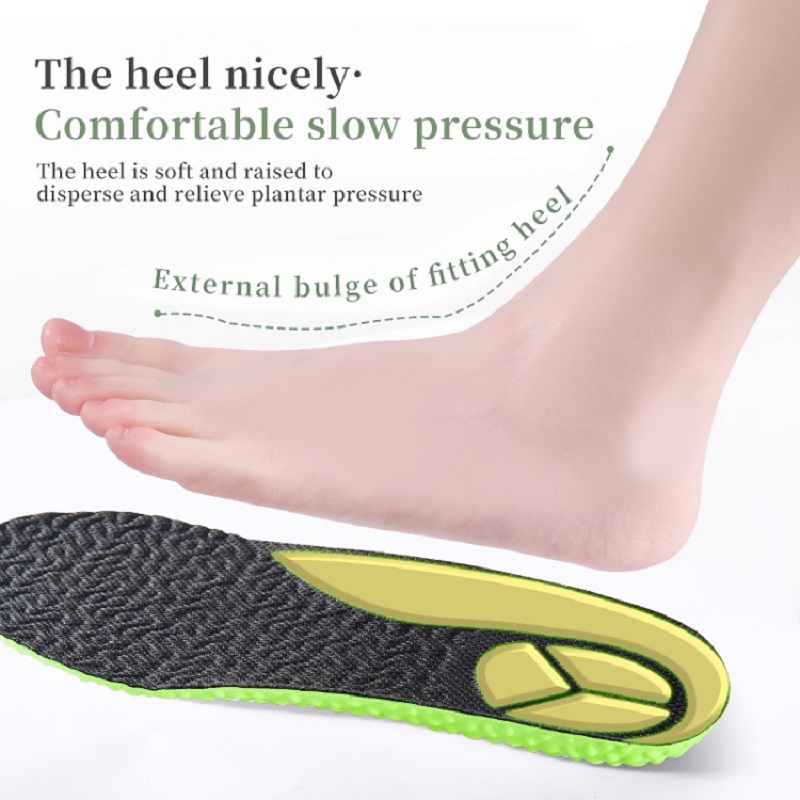 스포츠 충격 흡수 깔창 녹색 PU 메모리 폼, 통기성  - Insole Memory Foam 리뷰 및 가격