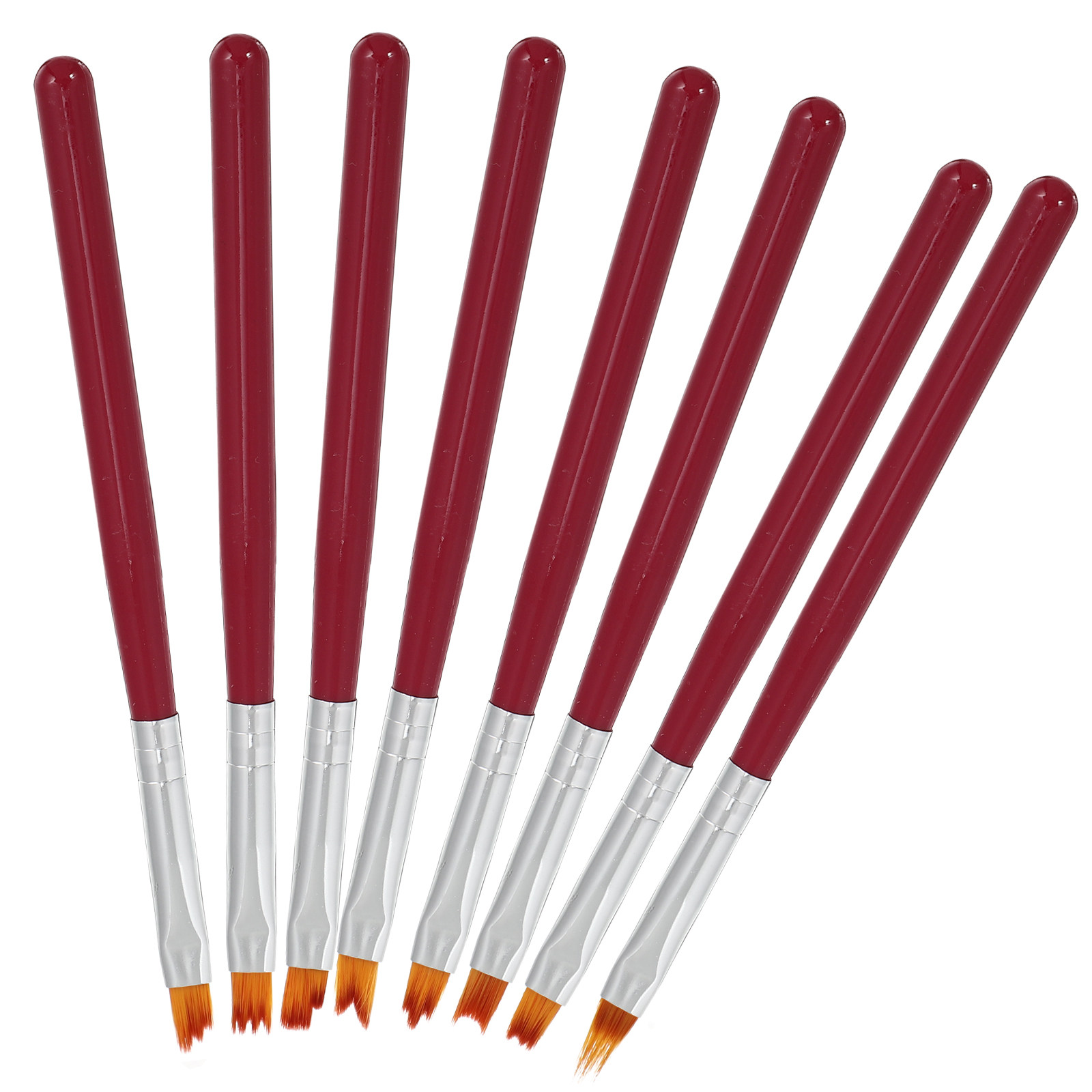 8종 네일 아트 브러쉬 펜 세트 나일론 브리슬 롱 핸들 - Brush Bristle Set 리뷰 및 가격