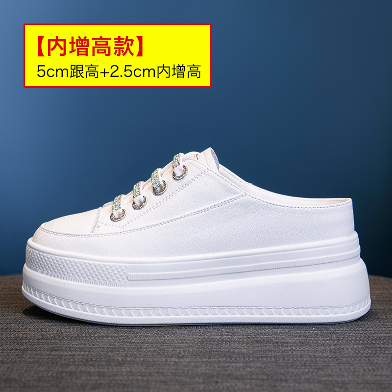패션 8.5cm 천연 가죽 여성 슬리퍼 여름 신발 플랫 - Leather Sneaker Care Kit 리뷰 및 가격