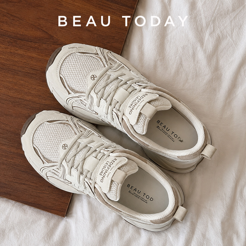 BEAUTODAY 청키 스니커즈 여성 스플릿 가죽 혼합 - Leather Sneaker Care Kit 리뷰 및 가격